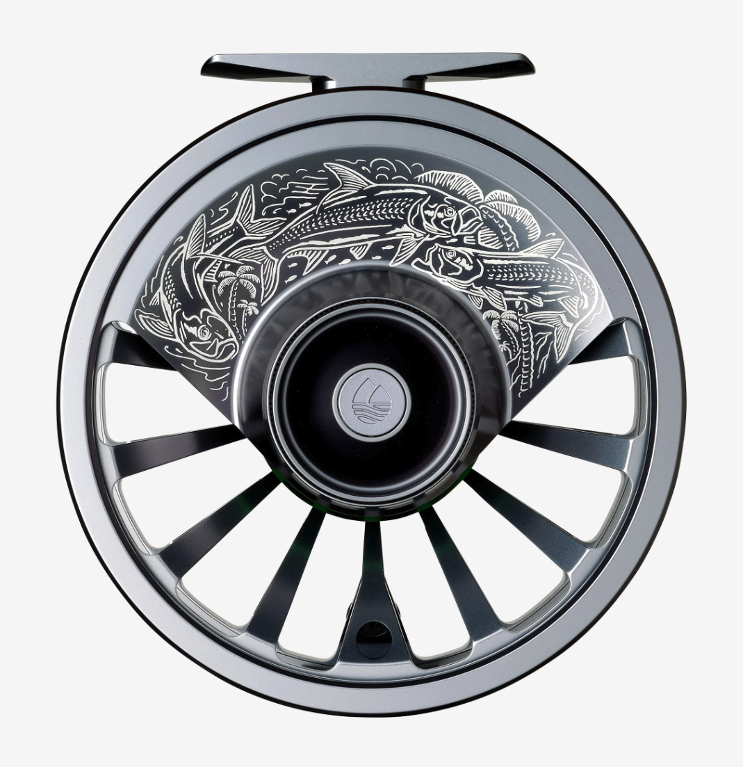 Front view of Redington GRANDE 9/10/11 Limited Edition Tarpon Fly Reel