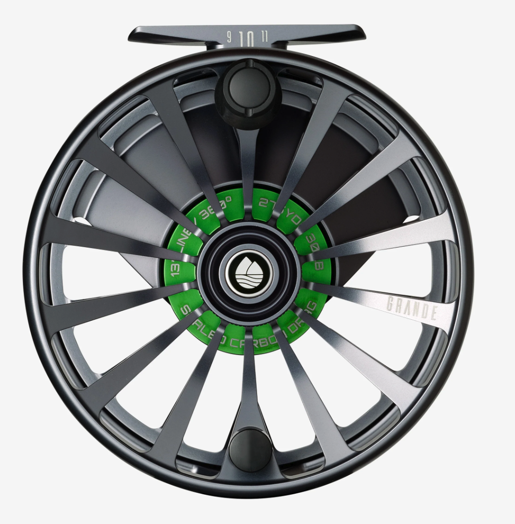 Spool view of Redington GRANDE 9/10/11 Limited Edition Tarpon Fly Reel
