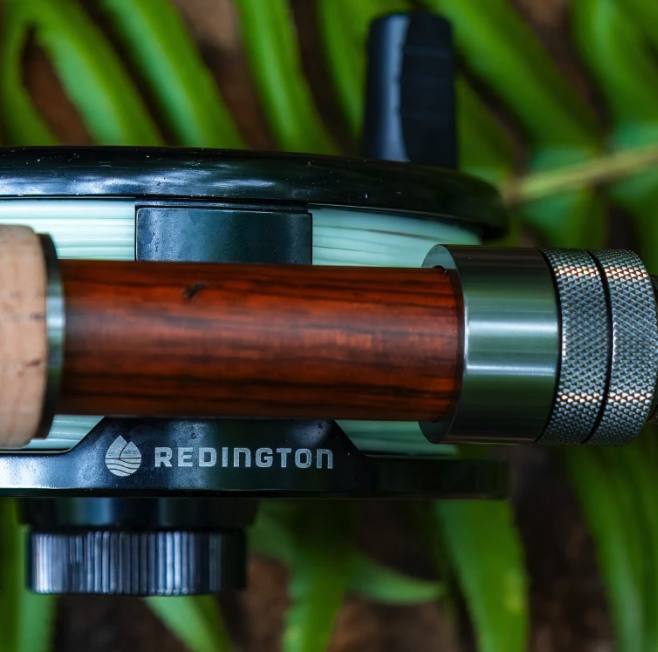 Reel seat detail of Redington Classic Spey Fly Rod Handle with fly reel