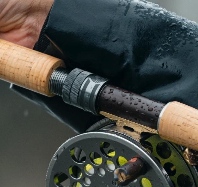Redington Olympus Fly Rod reel seat with reel