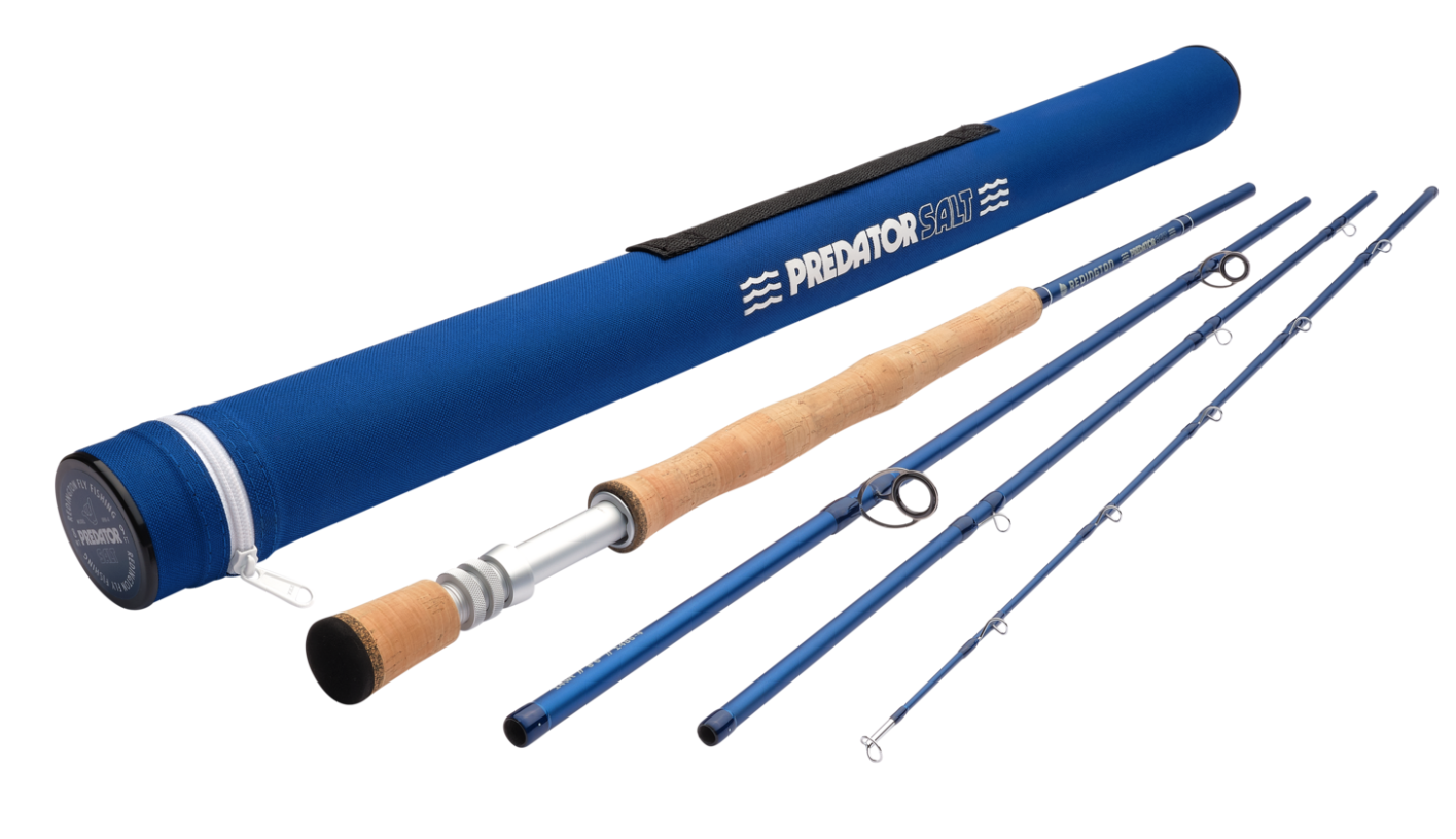 Redington Predator Salt Fly Rod Handle C with rod tube