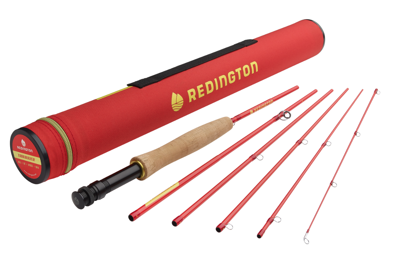 Redington Trailblazer 6 Piece Fly Rod, Best Packable Fly Rods, 6 Piece  Fly Fishing Rods, Travel Fly Rod