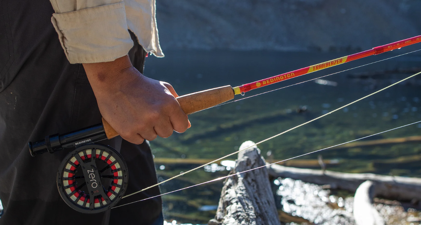 The Redington Trailblazer ensures durability and strength, ready for adventurous fishing expeditions