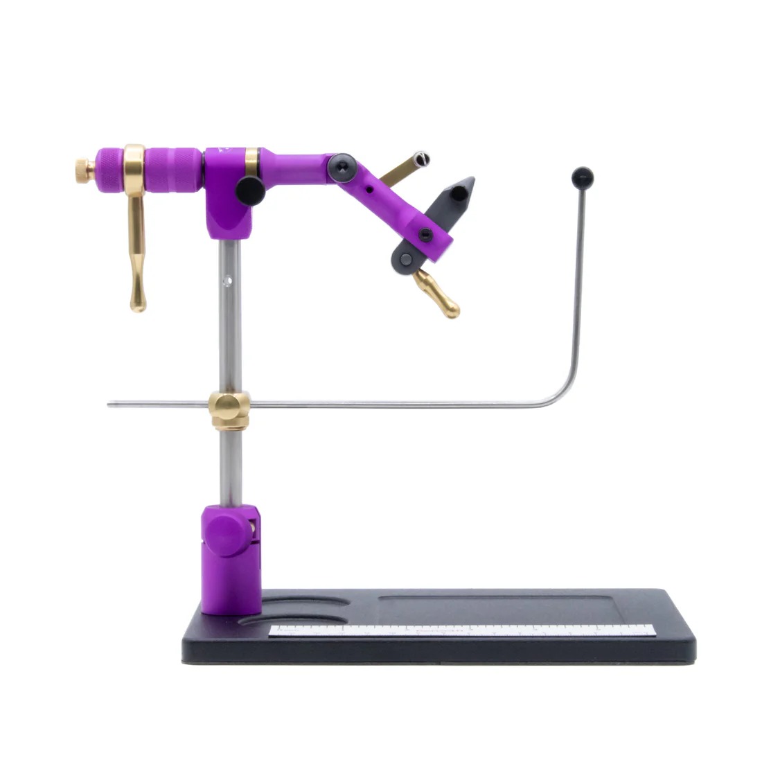 Limited edition purple Renzetti Master Vise for precision fly tying