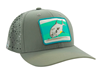 Angle view of Rep Your Water Flats Permit Performance Hat