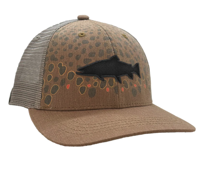 Shop Rep Your Water brown trout hats online at The Fly Fishers.