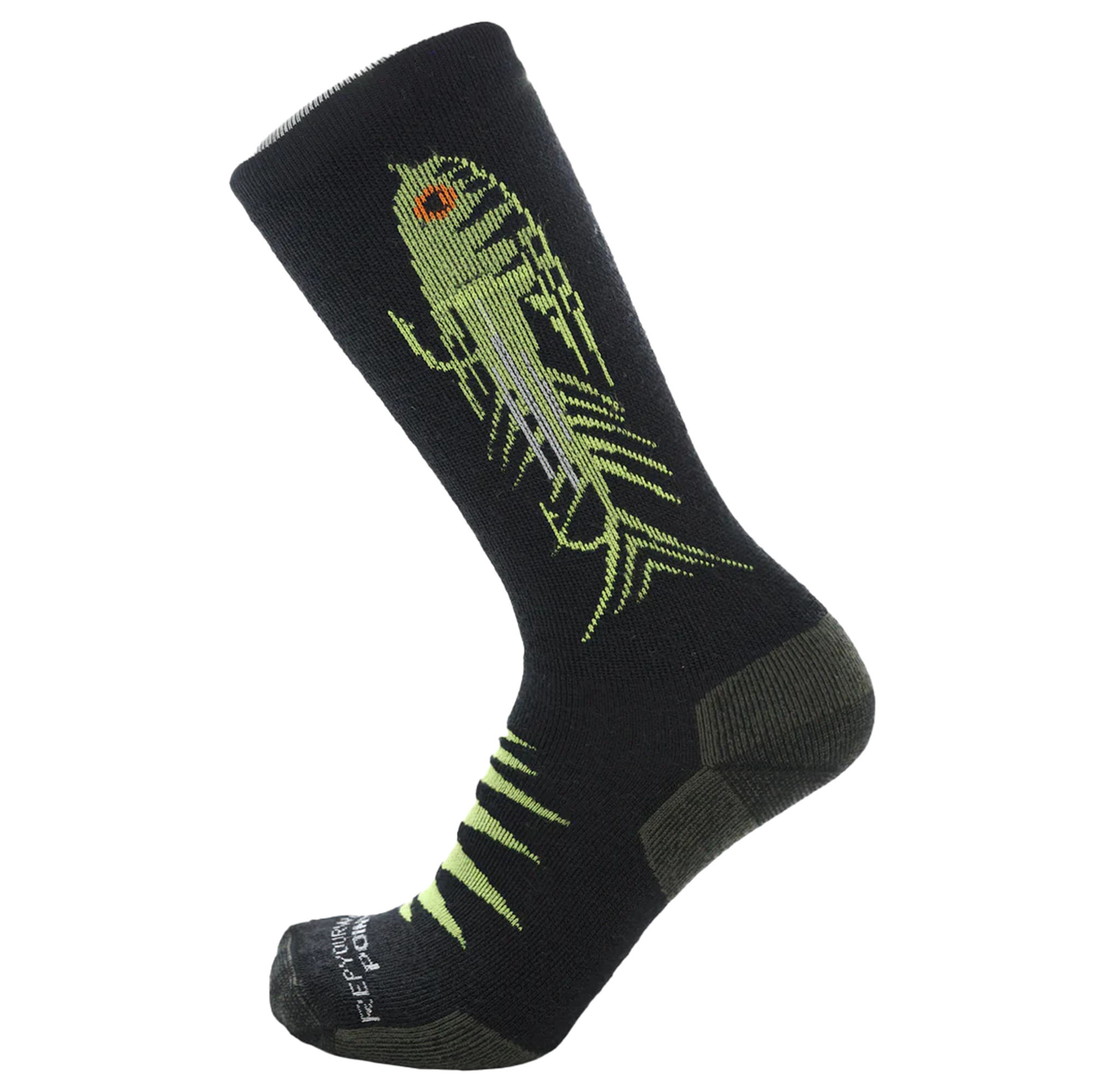 Rep Your Water Trout Sock featuring a big fly fishing streamer