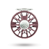 Frame and drag knob of the Ross Reels Animas Fly Reel Matte Merlot Fly Shop Exclusive