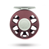 Frame and drag knob of the Ross Reels Cimarron Fly Reel Matte Merlot Fly Shop Exclusive