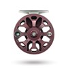 Spool side view showing spool handle of the Ross Reels Cimarron Fly Reel Matte Merlot Fly Shop Exclusive