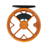 Front of Ross Reels Colorado Fly Reel Matte Pumpkin Limited Edition