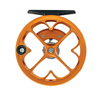 Spool side view of Ross Reels Colorado Fly Reel Matte Pumpkin Limited Edition
