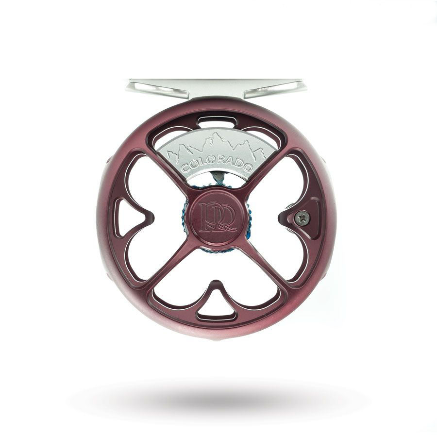 Frame of the Ross Reels Colorado Fly Reel Matte Merlot Fly Shop Exclusive