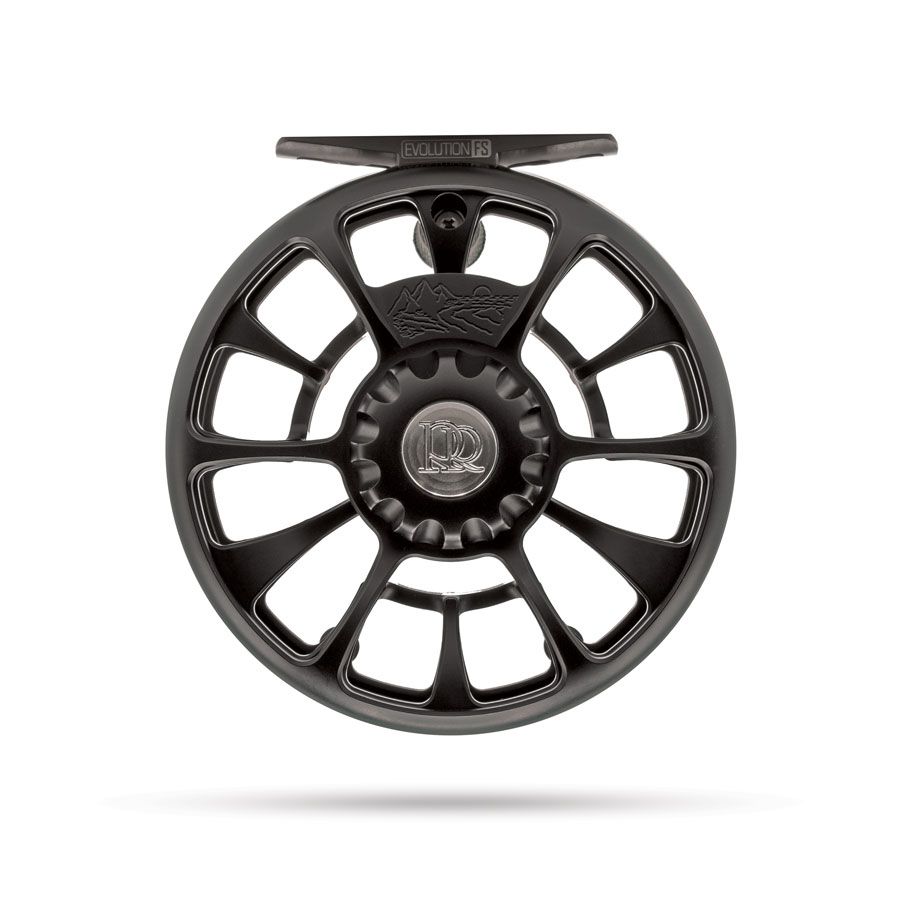 High-performance Ross Evolution FS fly fishing reel with advanced drag system