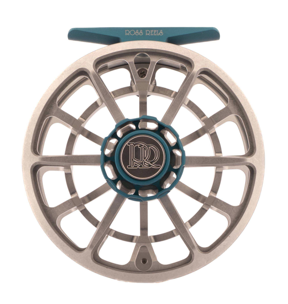 Front of Ross Reels Evolution LTX Machinist Edition Fly Reel