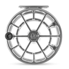 Ross Reels Evolution R Saltwater Fly Reel In Platinum Color With Easy Grip Handle For Fighting Large Strong Fish