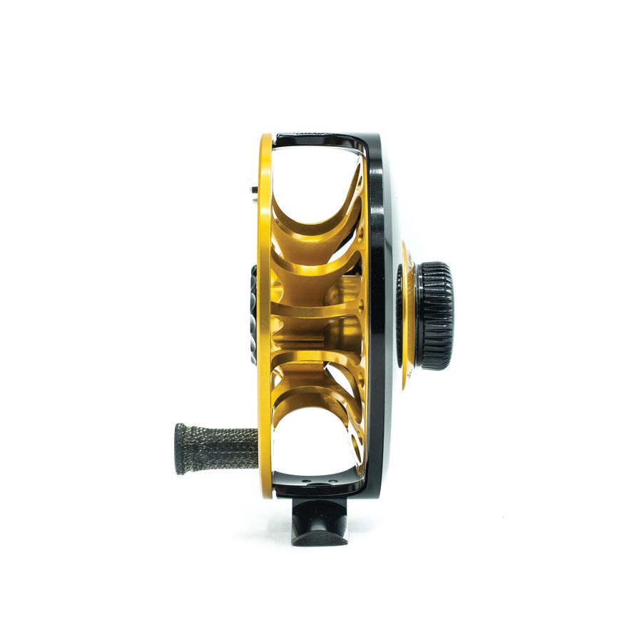 50th Anniversary Edition profile view of the Ross Reels San Miguel Reel