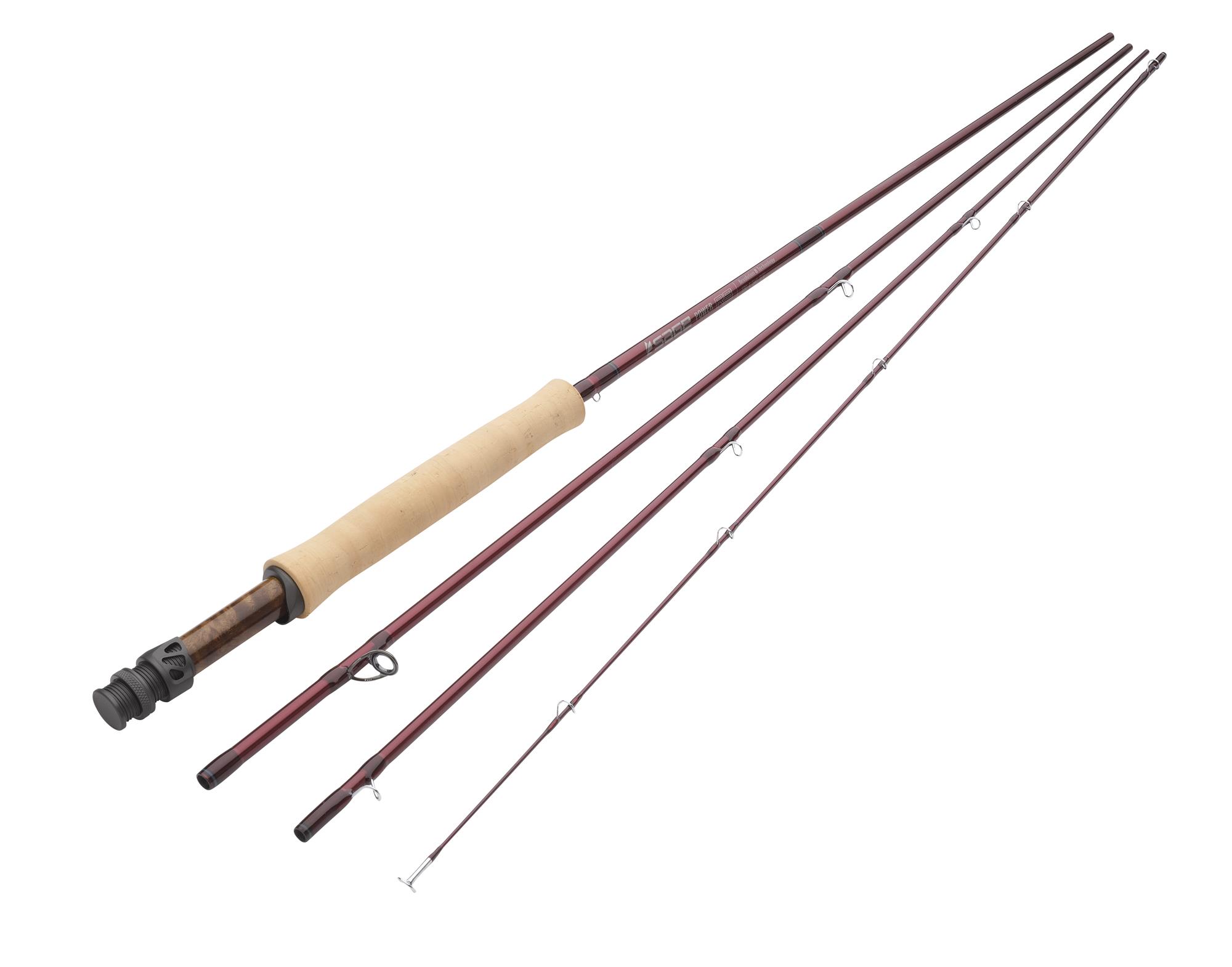 5wt Sage R8 POWER Fly Rod Angle of all sections