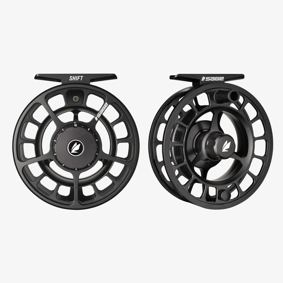 Sage SHIFT reel Black, lightweight cold-forged and machined spool, fast line pickup for freshwater or saltwater