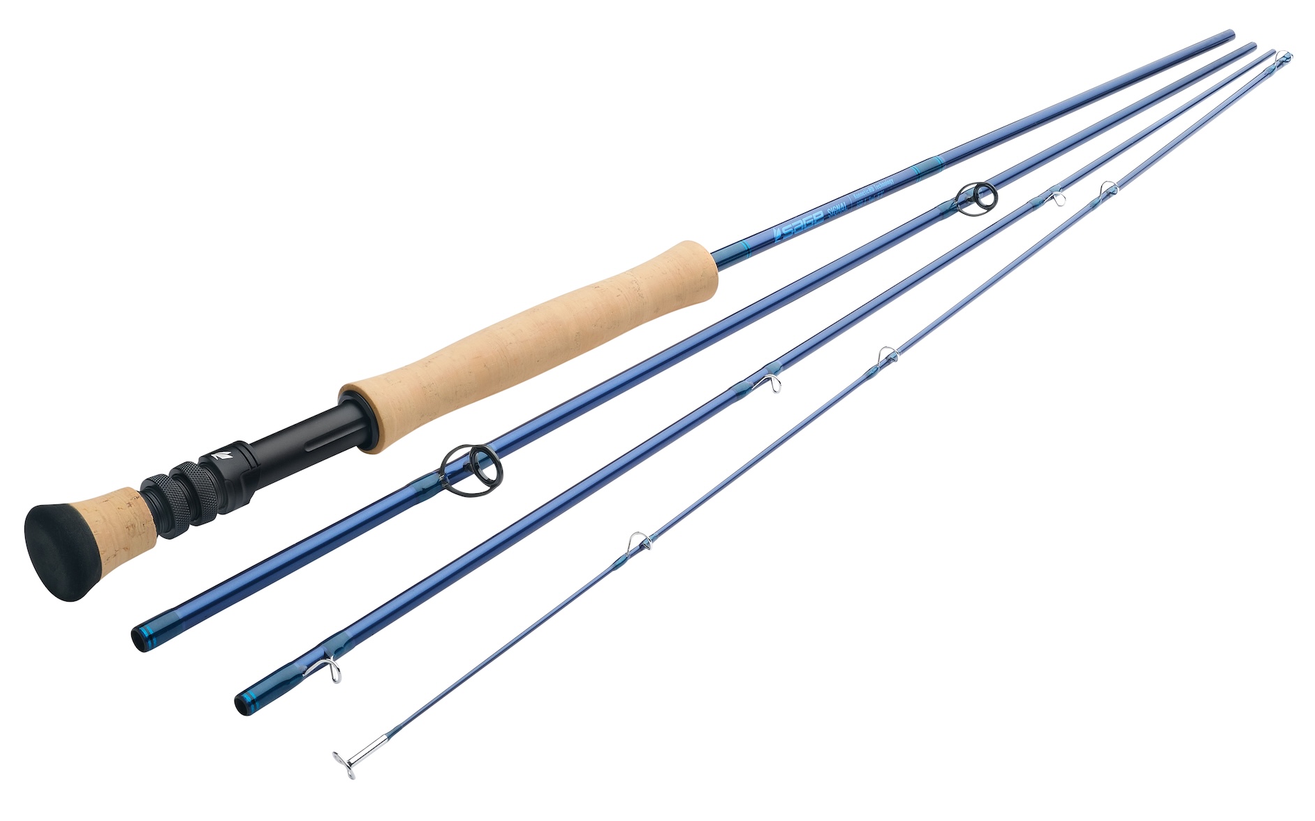 Full four sections of Sage SIGNAL Fly Rod