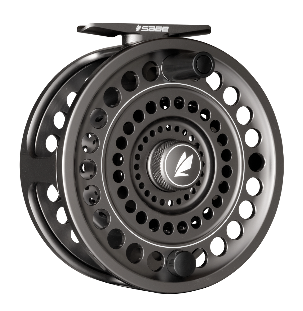 Sage SPEY 2 Fly Fishing Reel, premium design with advanced drag system, ideal for spey casting techniques.