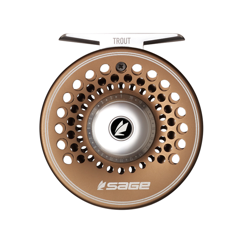 High-performance Sage Trout Fly Reel with SCS drag system
