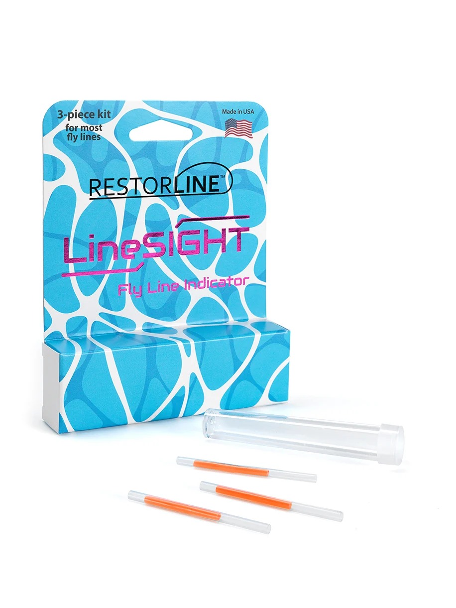 RestorLine LineSIGHT three-piece fly line indicator kit for creating low-profile hang and distance markers