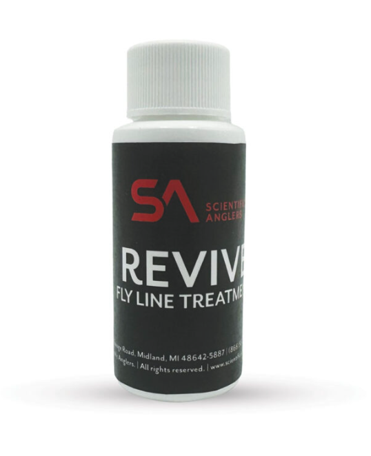 Scientific Anglers Revive Fly Line Treatment bottle for treating fly lines to be slicker