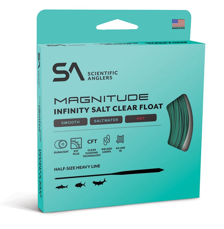 Order Scientific Anglers Magnitude Smooth Infinity Salt Clear Fly Line online with the best price and free shipping.