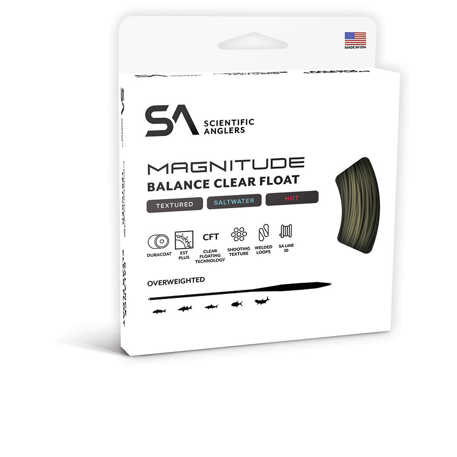 Packaging for Scientific Anglers Magnitude Textured Balance Clear Fly Line