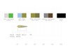 Taper diagram showing length and color for the Scientific Anglers TC Textured Spey Tips