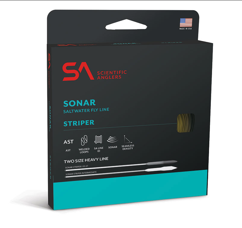 Scientific Anglers Sonar Striper Intermediate Fly Line box