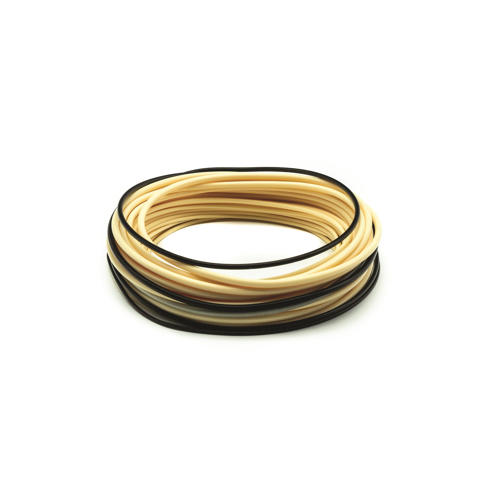 Coil of Scientific Anglers Spey Scandi Head showing head color