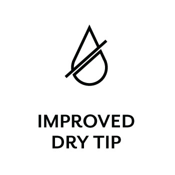 Improved Dry Tip Tip of fly line will float higher for better presentation