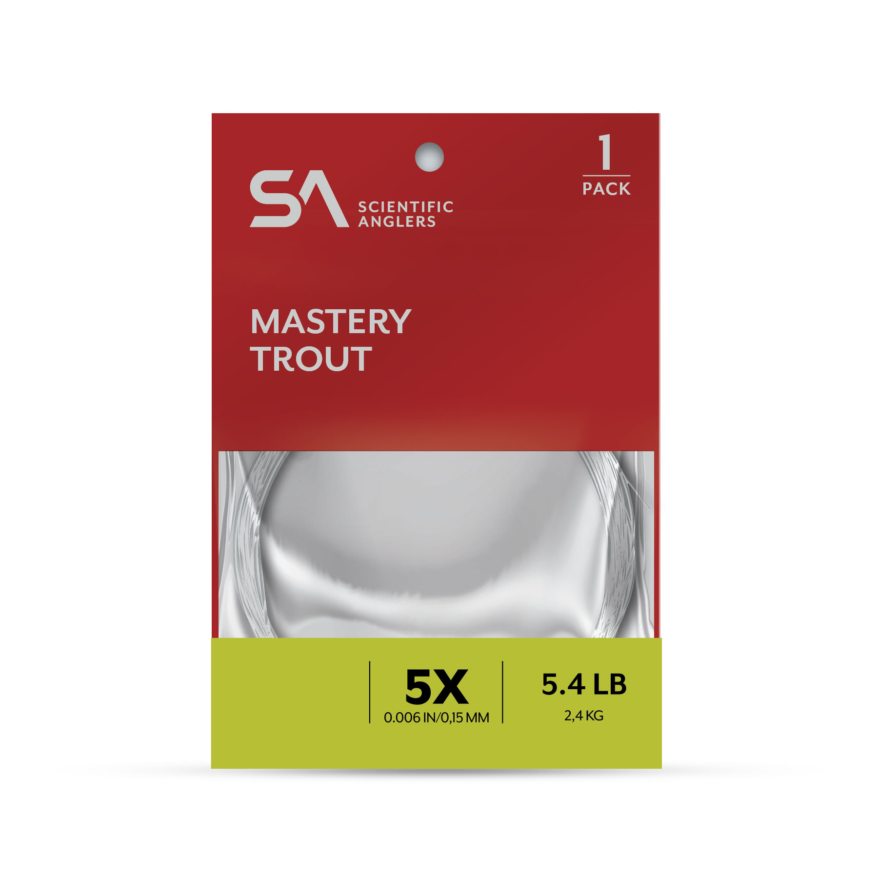 Scientific Anglers Mastery Trout Leader tapered nylon freshwater leader for trout fishing