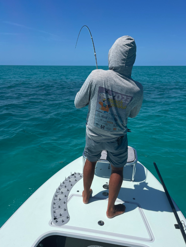 Use the Scientific Anglers Launch Pad to help manage line on the boat deck