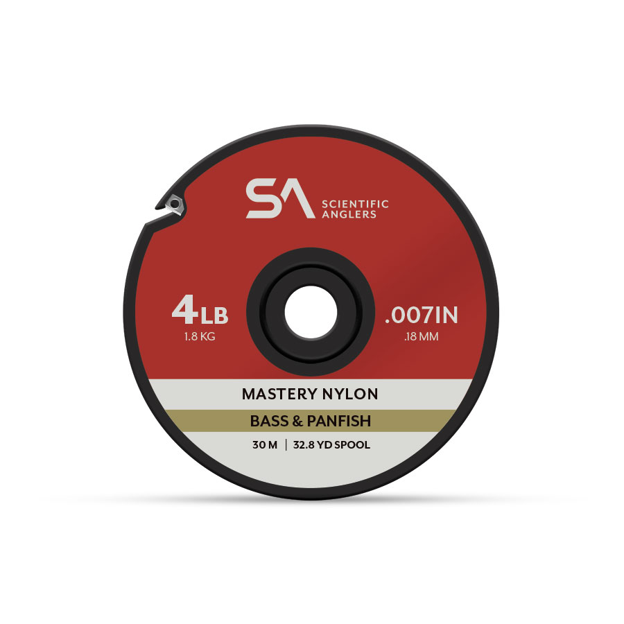 Warmwater nylon tippet for freshwater fly fishing applications