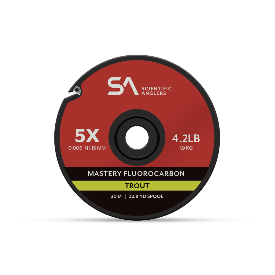Scientific Anglers Mastery Fluorocarbon Tippet used for stealthy trout presentations