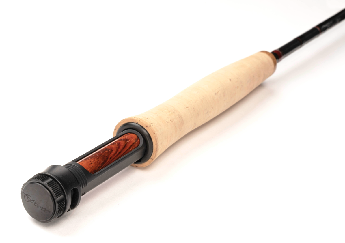Reel seat angle of Scott GT Fly Rod