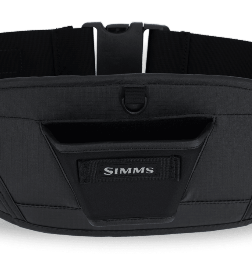 Net holster detail of Simms Access Tech Belt