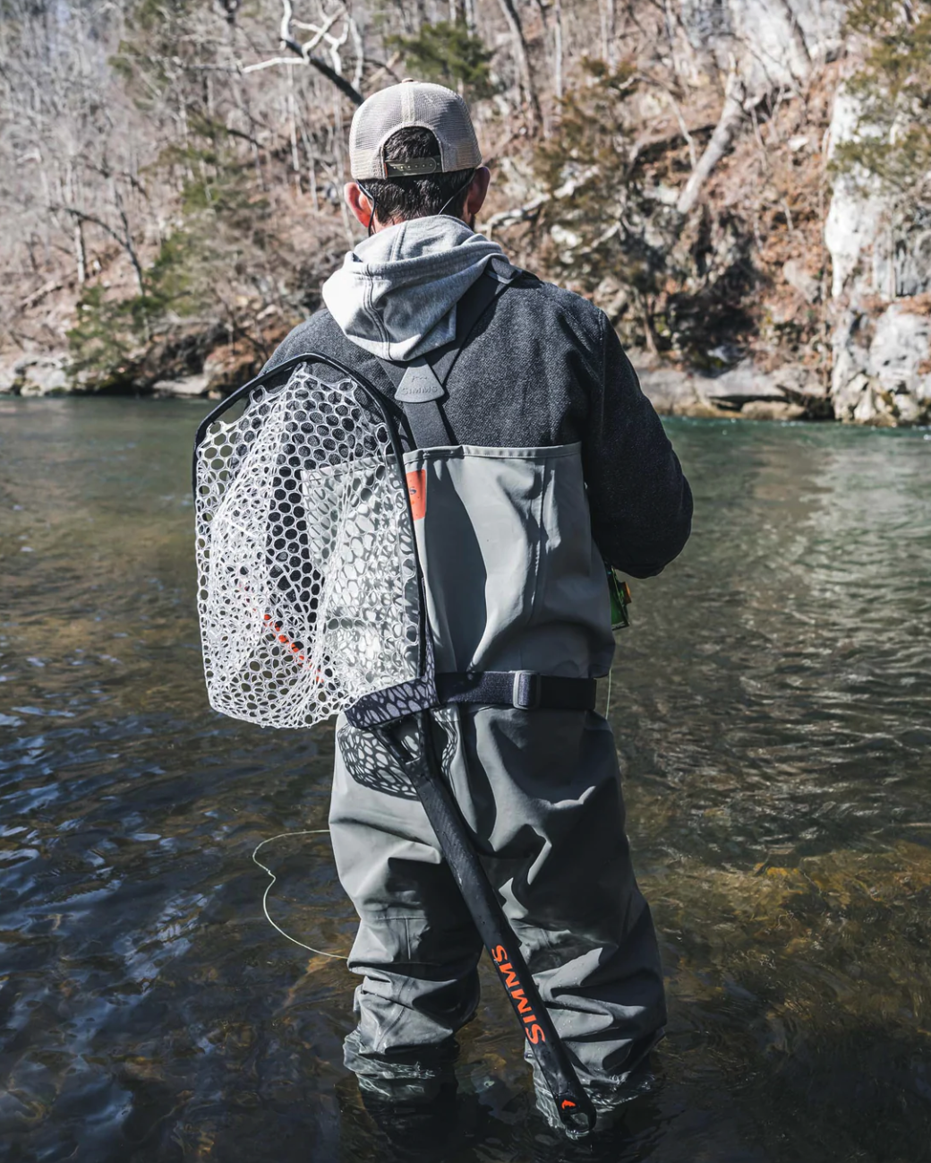 Simms Daymaker Landing Net Medium Action 2