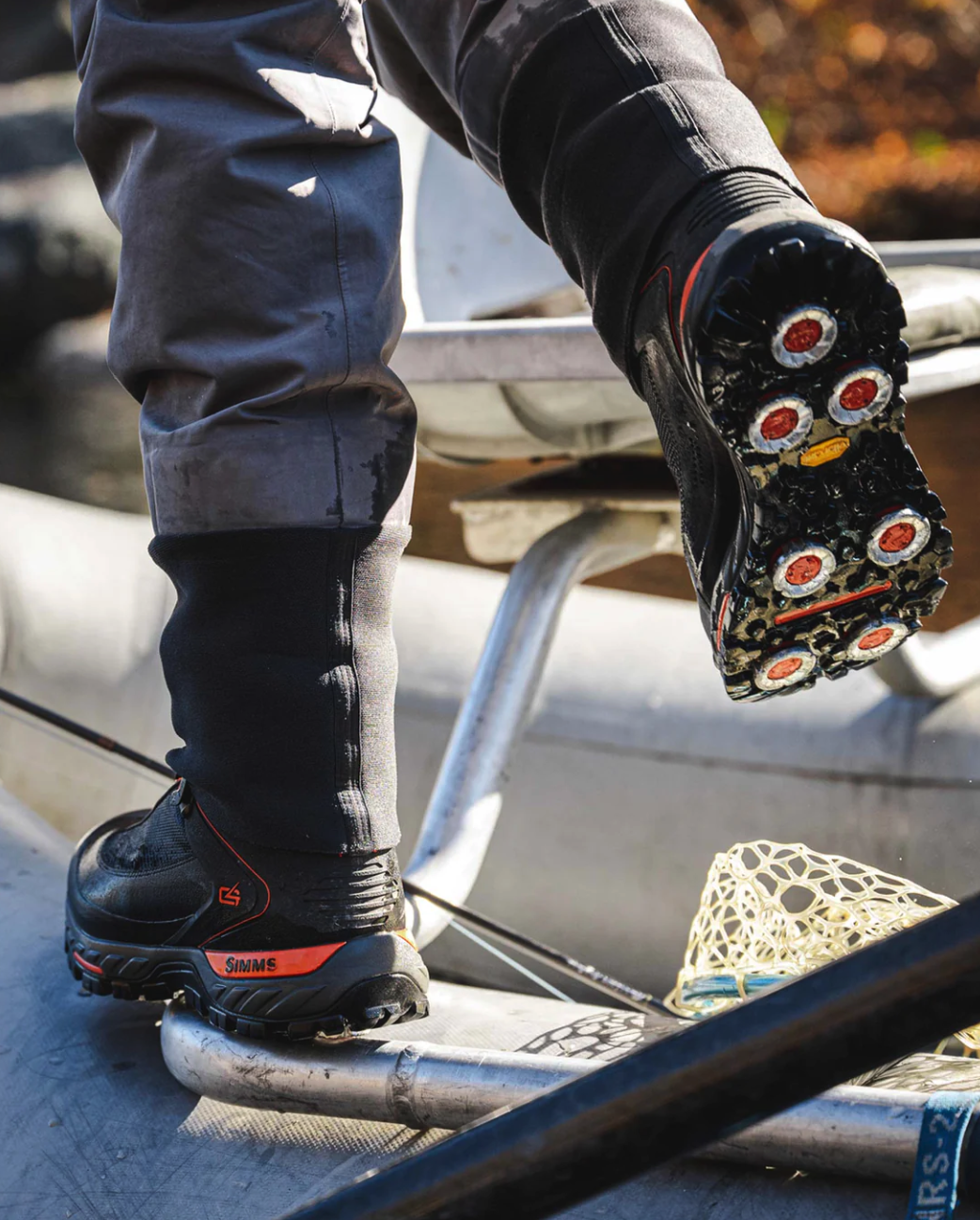 Simms G4 PRO Powerlock Cleats easily install into Simms G4 Powerlock Boots for the ultimate in wading traction.