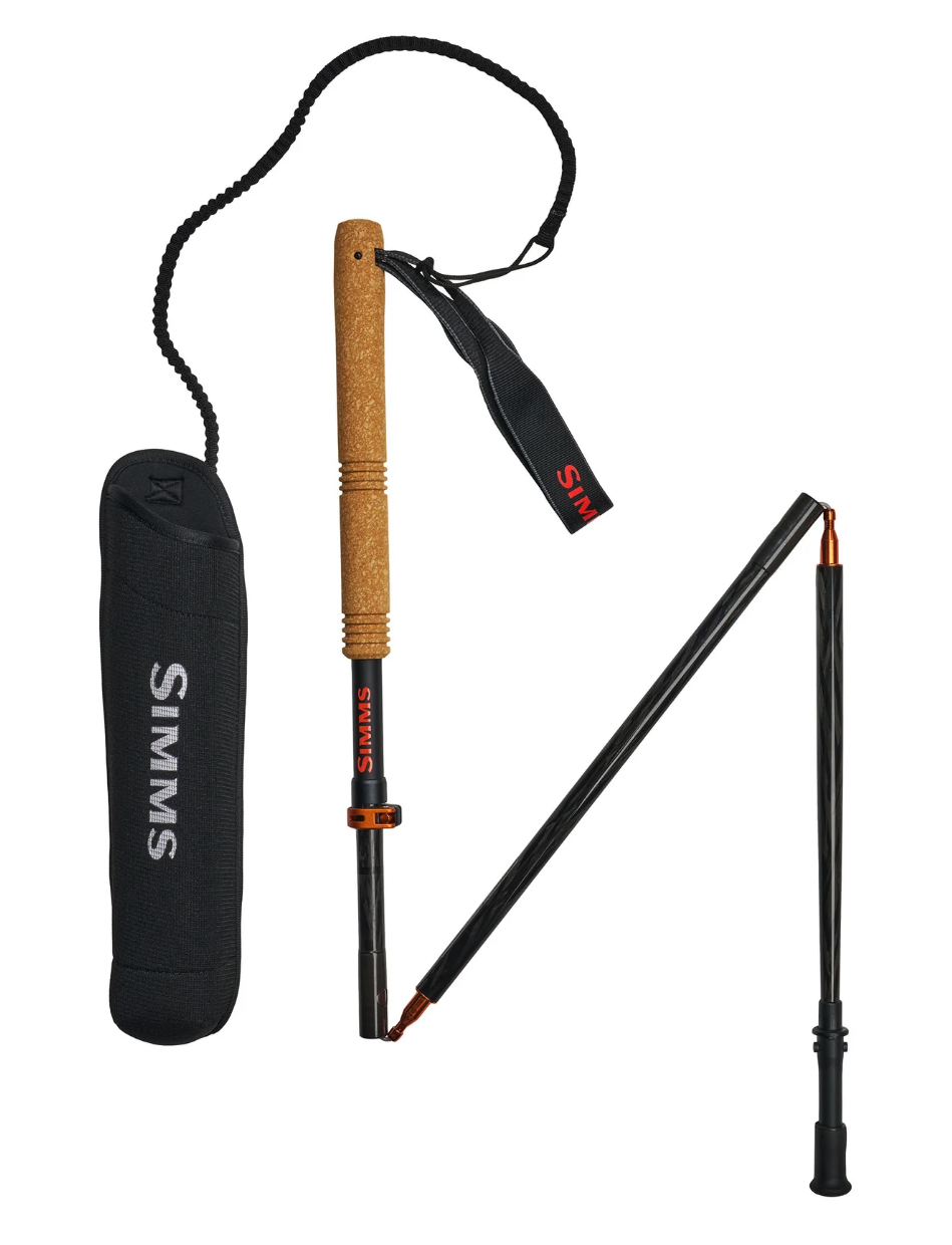 Simms Pro Wading Staff with sheath and lanyard