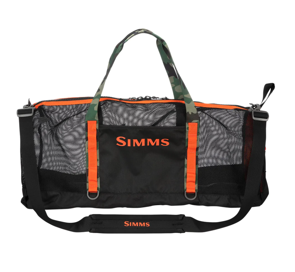 Simms Challenger Mesh Duffel Bag Black