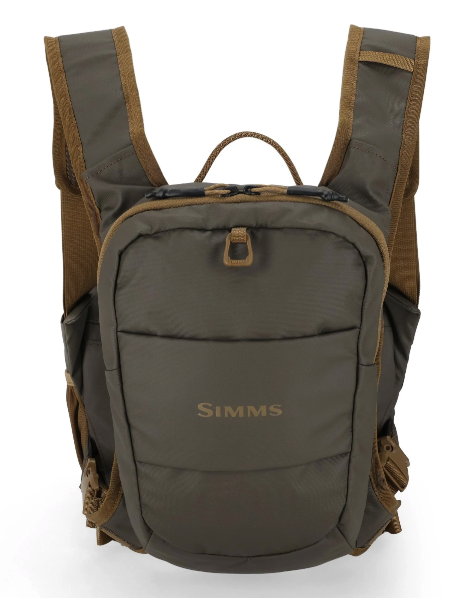 Rear view of Simms Headwaters Chest Pack
