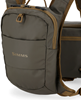 Close up detail of back pack of Simms Headwaters Chest Pack