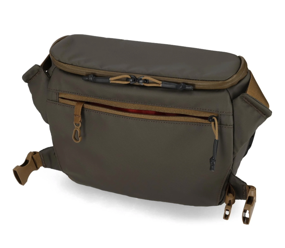 Detail view of Simms Headwaters Chest Pack