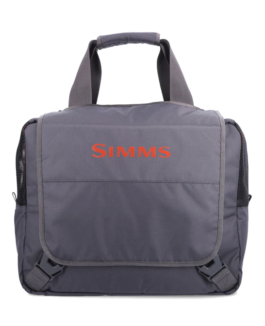 Durable Simms Wader Tote with water-resistant fabric, perfect for wet and dry gear storage