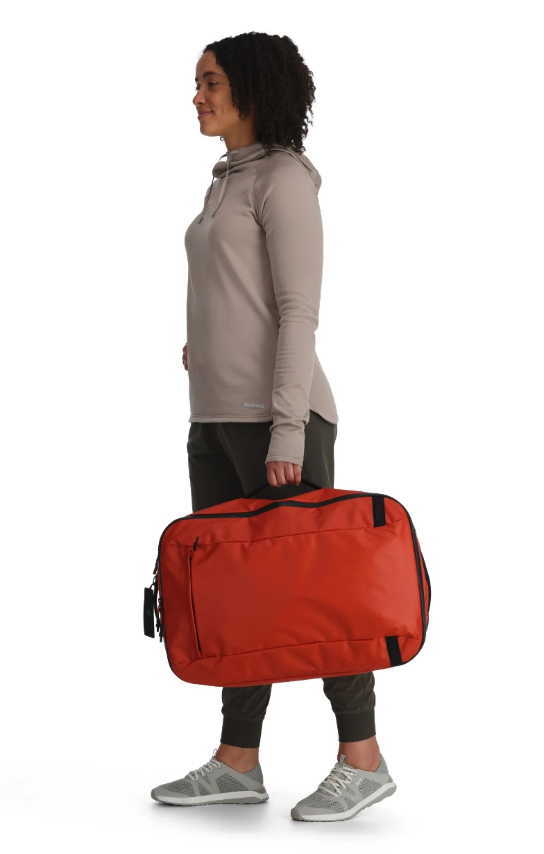 Durable and weatherproof Simms Tailwind Duffel Bag for outdoor gear