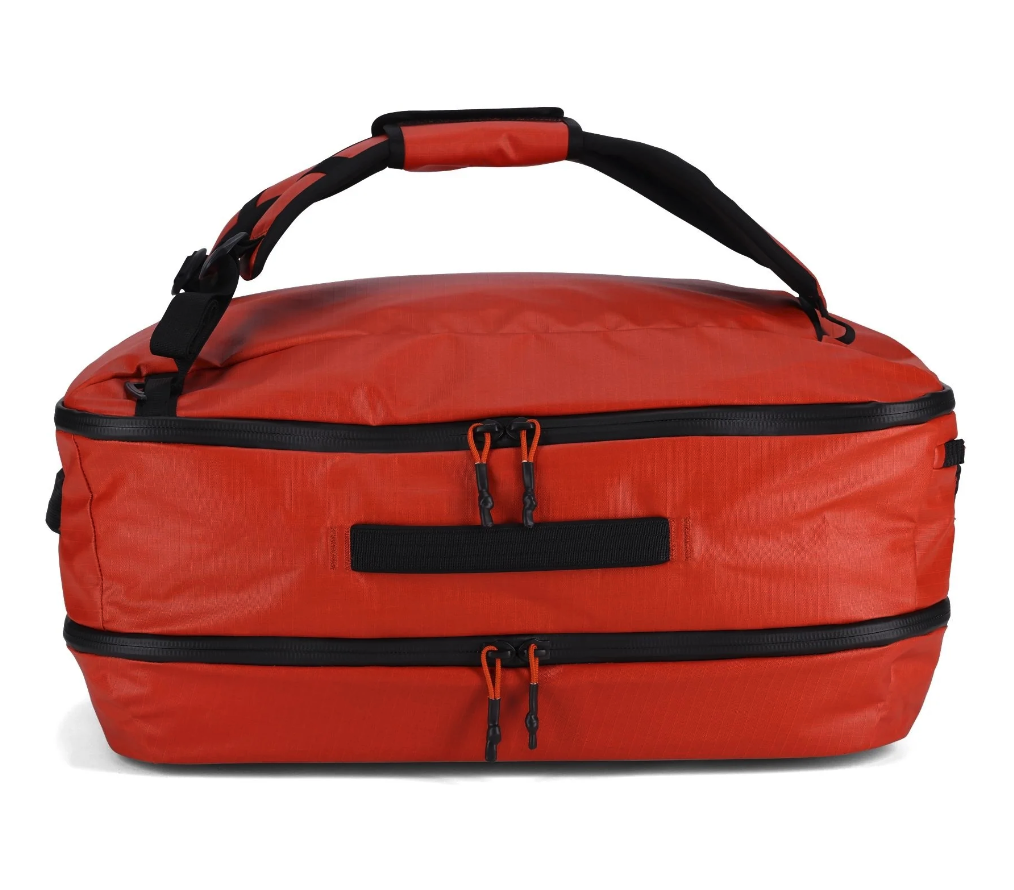 Durable Simms Tailwind 50L Duffel Bag designed for outdoor adventures